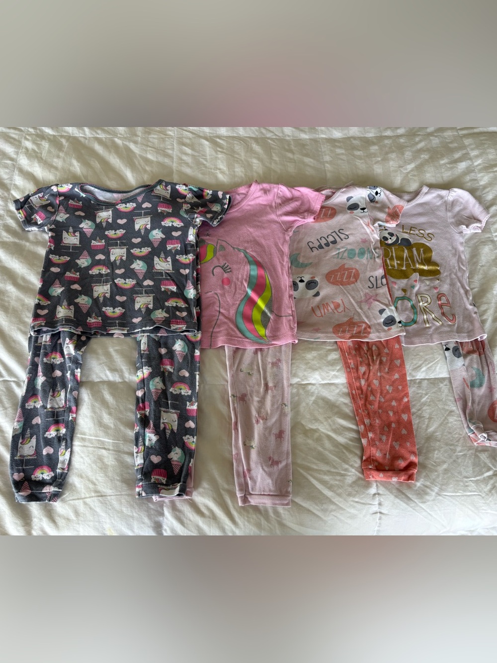 4T Carter’s Just One You Cotton Pajama Short Sleeve Pants sleep sets